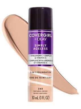 Covergirl & Olay Simply Ageless 3 in 1 Liquid Foundation-Natural Beige